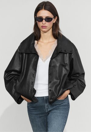 Massimo Dutti, Bomberjacks - black