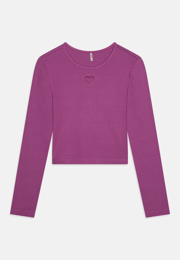 KOGNESSA LIFE CONTRAST CUTOUT - Long sleeved top - cattleya orchid