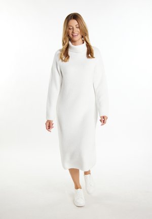 Strickkleid - weiss