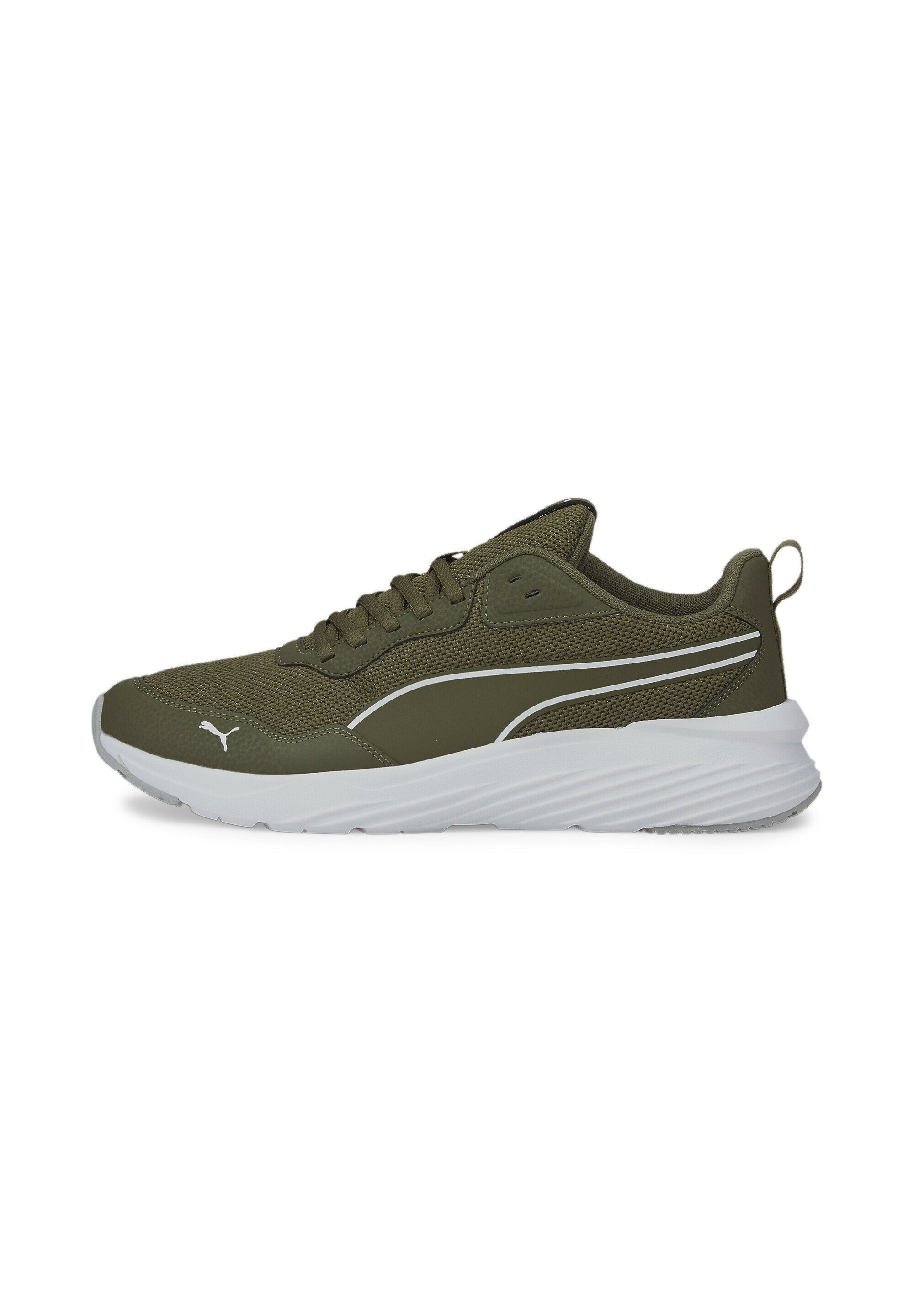 Puma SUPERTEC - Sneakers laag - dark green moss- white-harbor mist/groen -  Zalando.nl