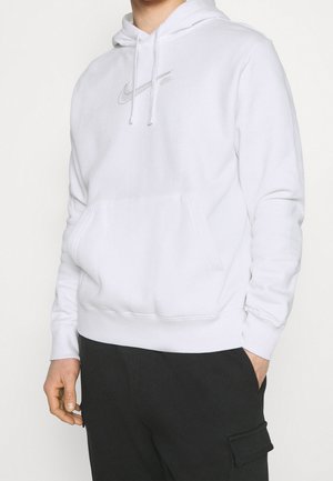 Felpa con cappuccio - white