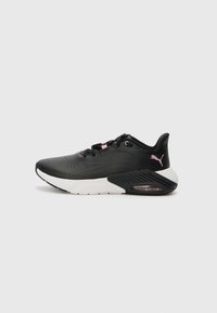 Unselected, black/poised pink/white