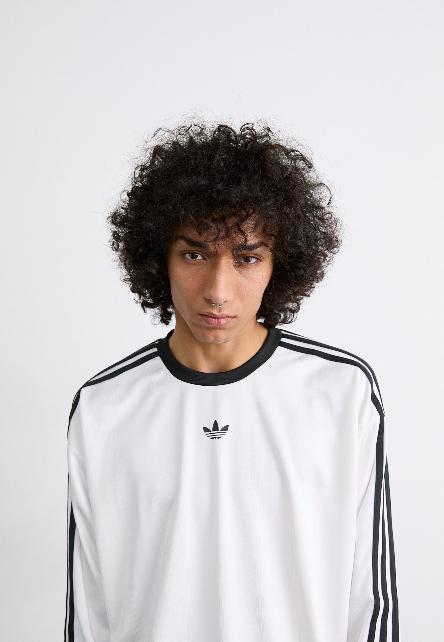 adidas Originals JACQ - Long sleeved top - white/black/white