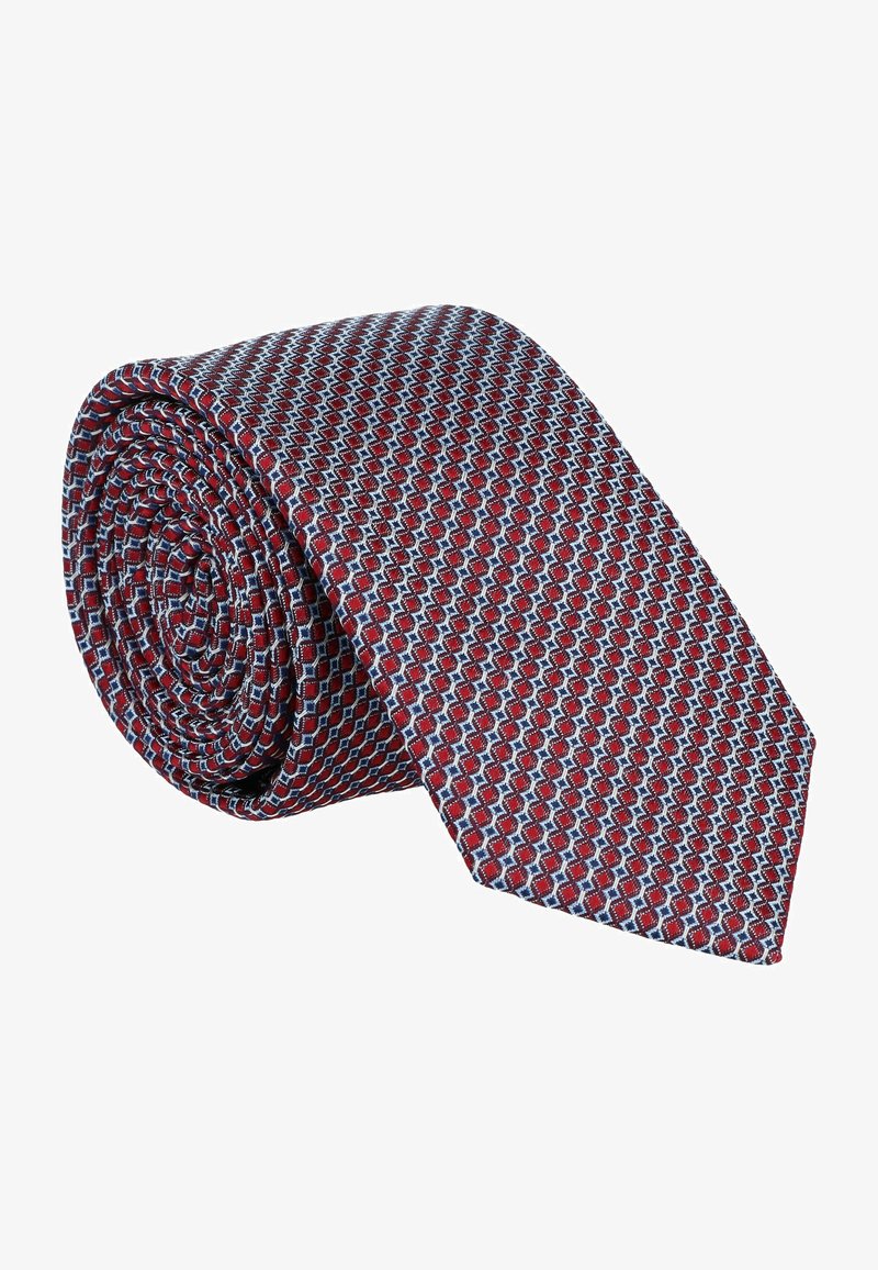 WILLEN MINIMAL - Tie - bordeaux