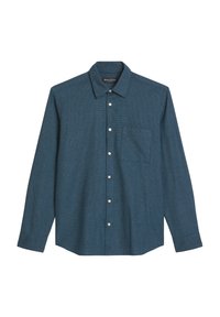 KENT COLLAR LONG SLEEVES ONE RECTANGULAR CHEST POCKET ROUND HEM - Camisa - kent collar  long sleeves one rectangular chest pocket round hem
