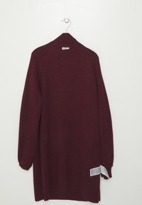 Noisy May NMTIMMY DRESS - Pletené šaty - windsor wine