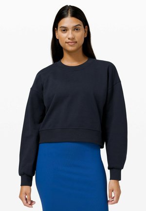 lululemon PERFECTLY OVERSIZED CROPPED CREW - Sweatshirt - true navy