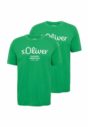 2 PACK - T-Shirt print - maigrün