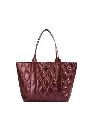 NY QUILTED SP - Håndtasker - metallic burgundy