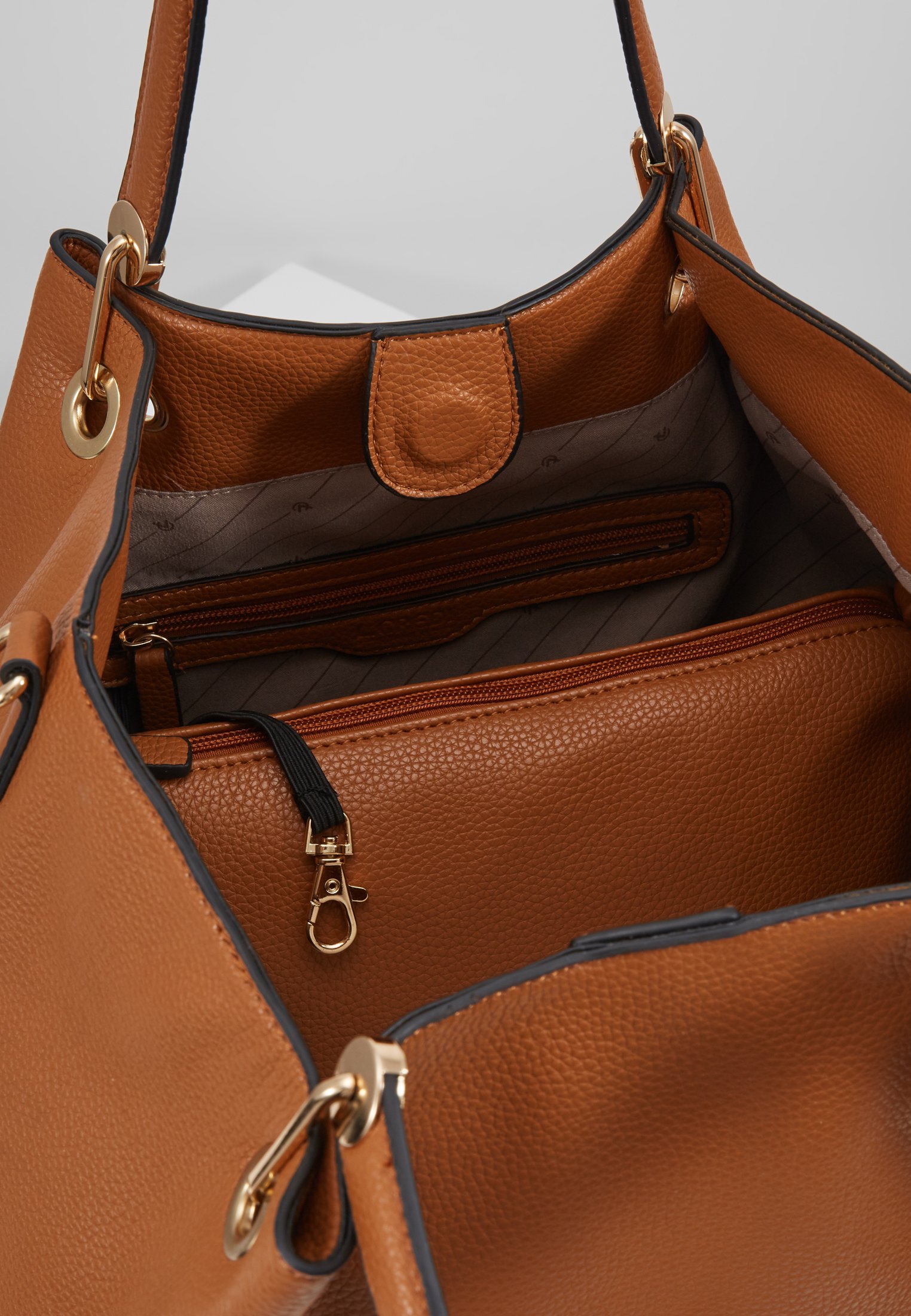 L. CREDI EBONY SET Shoppingveske cognac Zalando.no L.Credi EBONY Shoppingveske cognac Zalando.no
