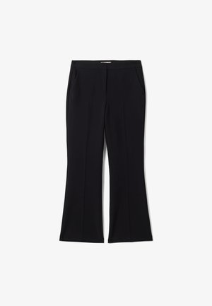 Stefanel, STRAIGHT-LEG TROUSERS. - Pantalones - gunmetal
