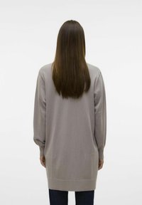 Vero Moda VMSILJE OPEN - Adīta jaka - moon rock