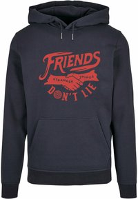 ABSOLUTE CULT STRANGER THINGS - FRIENDS DONT LIE  - Hoodie - navy