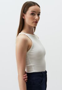 Jimmy Key SLIM FIT HALTER NECK BASIC - Top - white