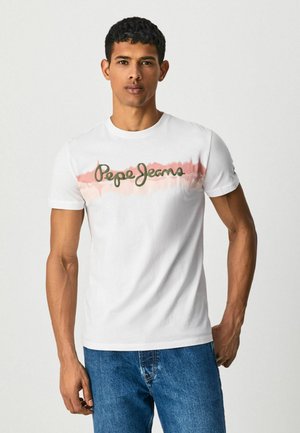 AKEEM - Camiseta estampada - white