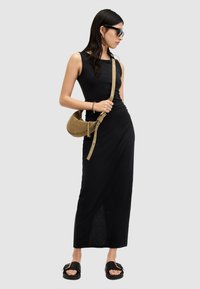 AllSaints KATARINA - Φόρεμα από ζέρσεϊ - black