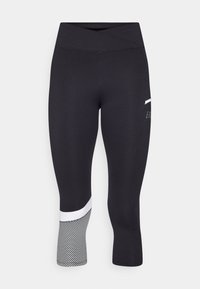 Endless LINE POCKET - Háromnegyedes sportnadrágok - black/grey