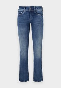 MIDGE SLIM STRAIGHT - Karcsúsított farmerek - faded blue stream
