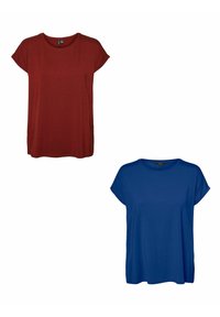 Unselected, rot-blau