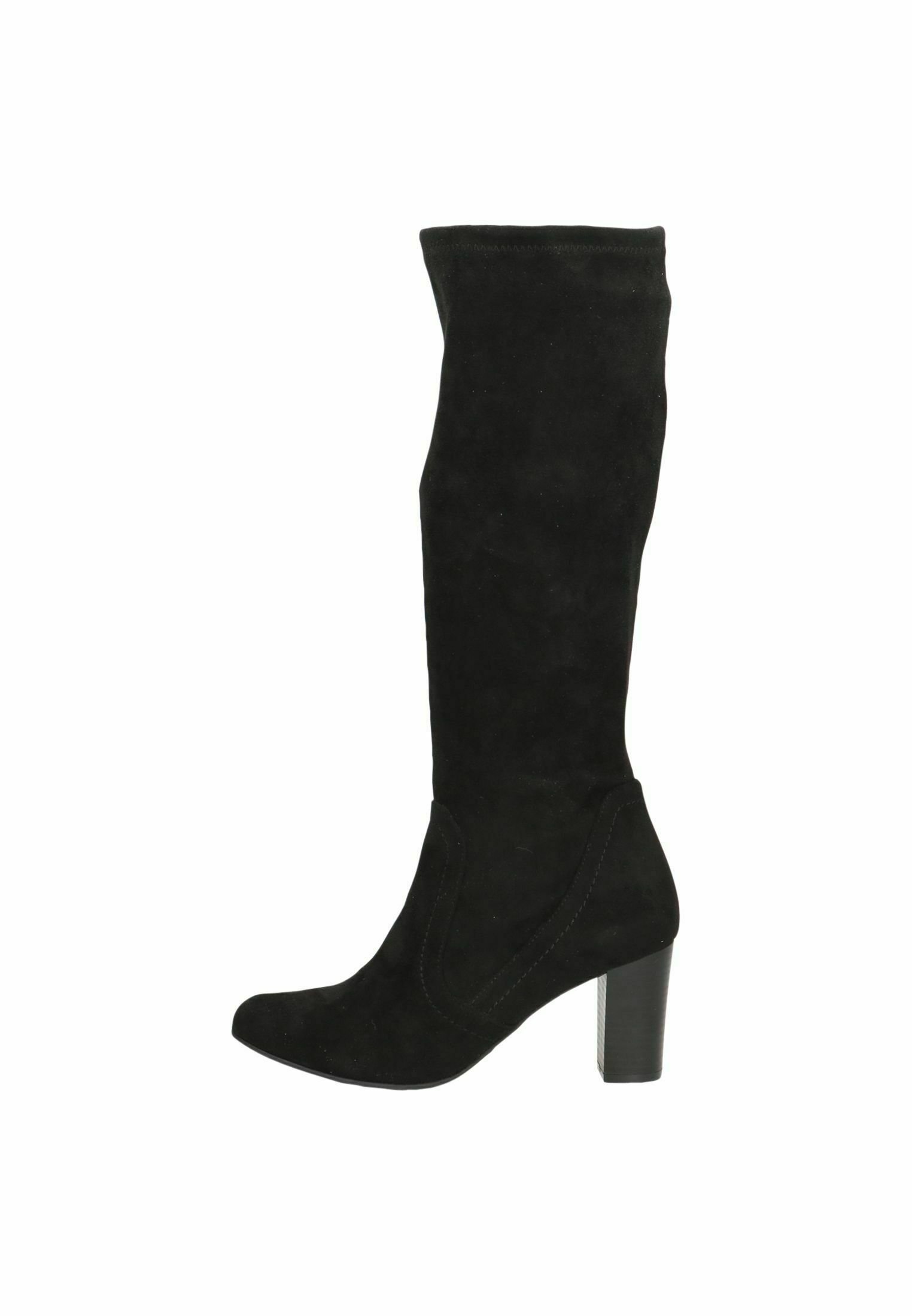 Caprice Laarzen met hoge hak - black stretch/Zwart - Zalando.nl