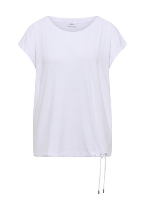 Cecil, DROPPED SHOULDER SHIRT MIT CUT-OUT-DETAIL - T-shirt imprimé - white