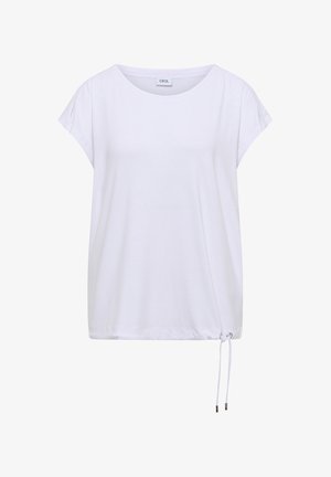 Cecil, DROPPED SHOULDER SHIRT MIT CUT-OUT-DETAIL - T-shirt imprimé - white