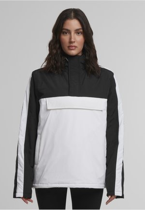 Urban Classics, HOODED JACKET - Chaqueta de entretiempo - wht/blk/blk