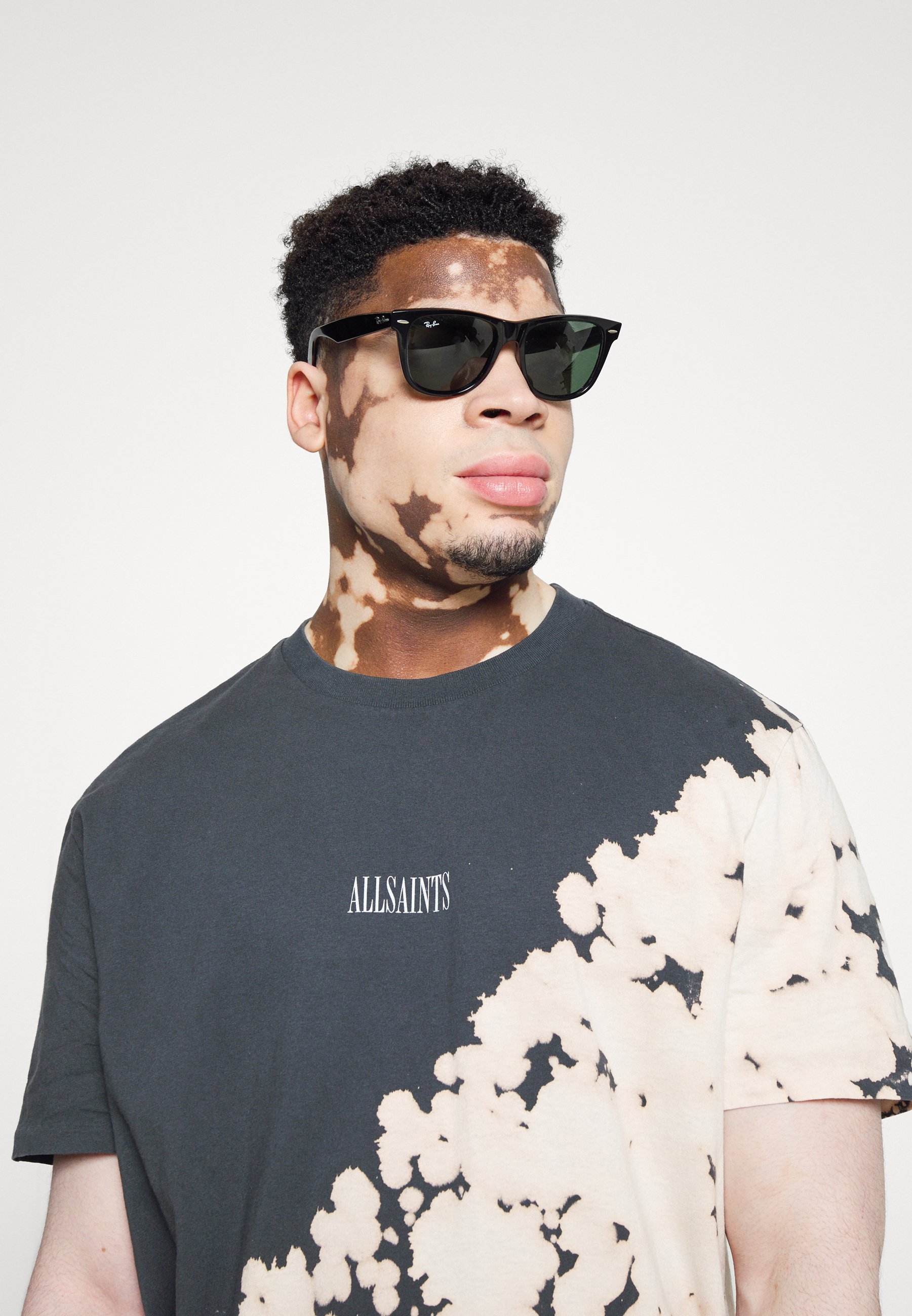 AllSaints JAXX CREW - Print T-shirt 