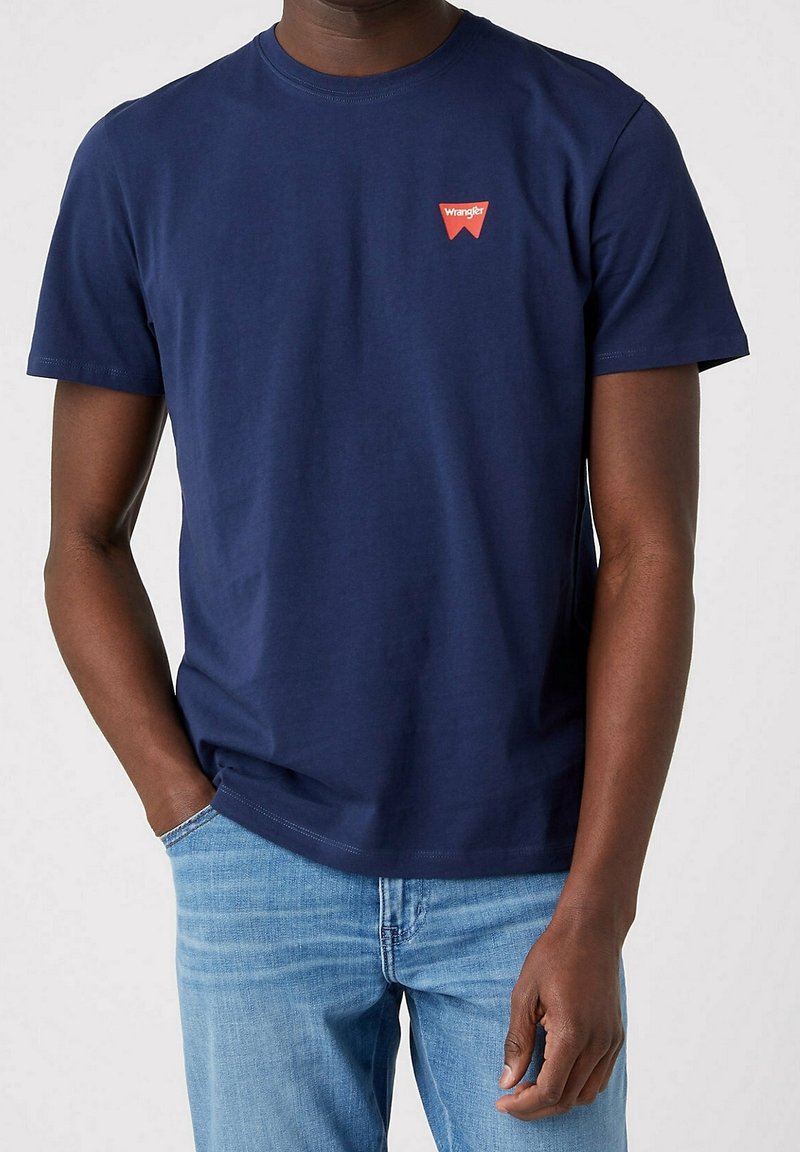 Wrangler Jednoduché tričko - dark blue