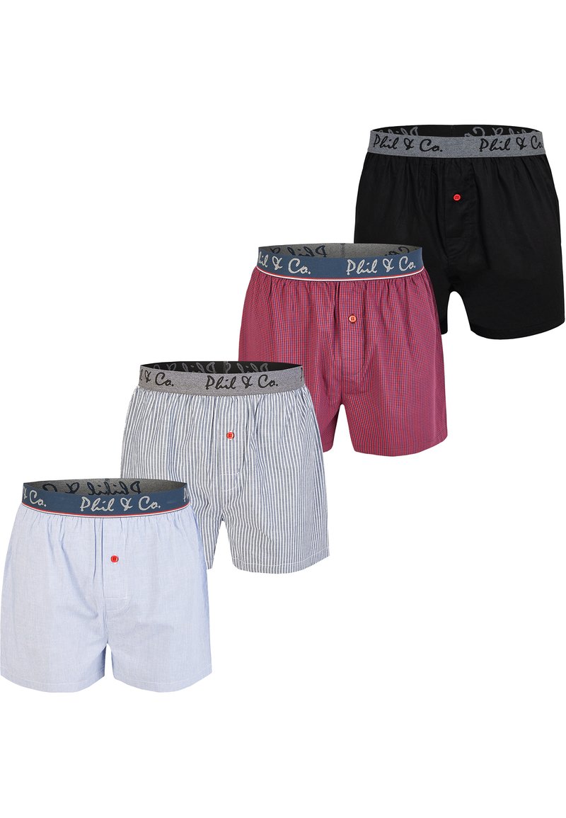 Phil & Co. Berlin 4 PACK CLASSIC CHECKS - Boxershorts - multi ...