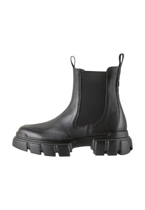 Bottines à plateau - schwarz