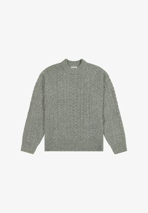 Wrangler LONG SLEEVE CABLE REGULAR FIT - Maglione - grey heather