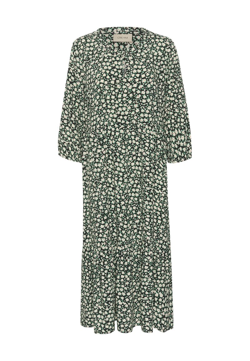 Cream Jurk groen