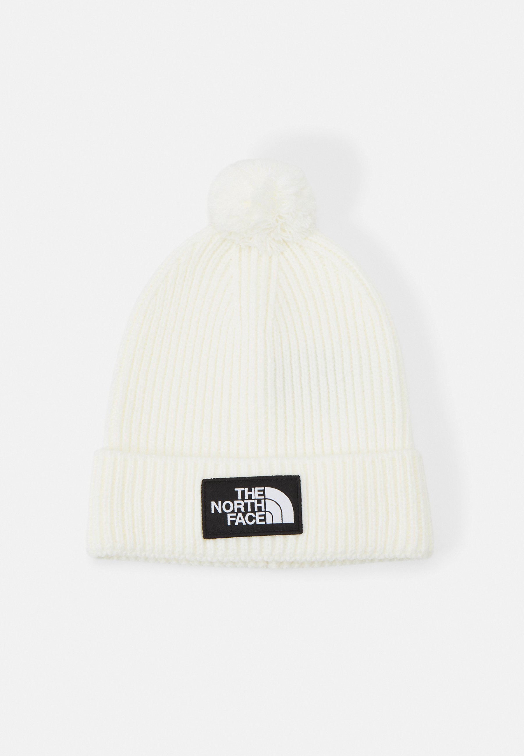 The North Face White Beanie Hat The North Face Cap Crochet Knit Beanie Fleece Off White  main image 4