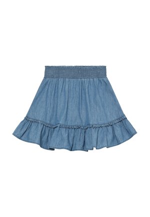 CHAMBRAY - Gonna a campana - faded denim