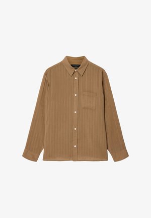 AllSaints, CARLYLE LS SHIRT - Pluus - borg brown
