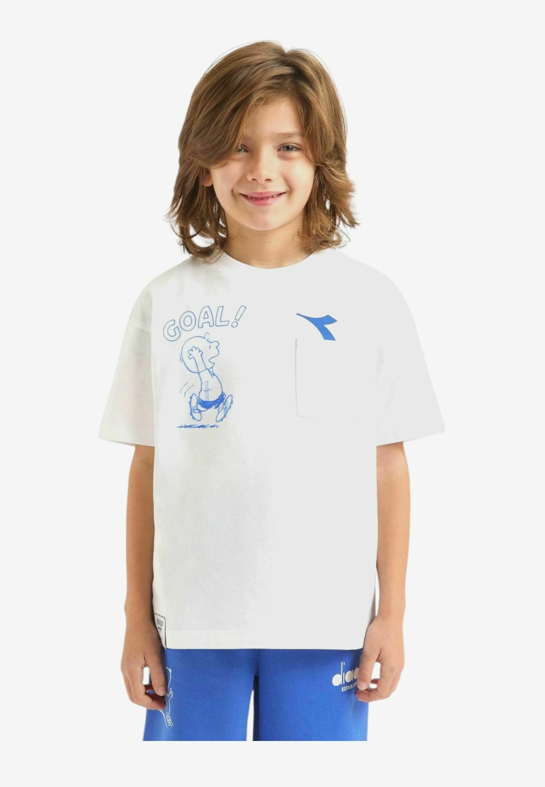 Diadora T-shirt con stampa white/bianco