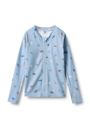 SONNENSCHUTZ L/S ZIP ADA - Beach accessory - soft blue sea life