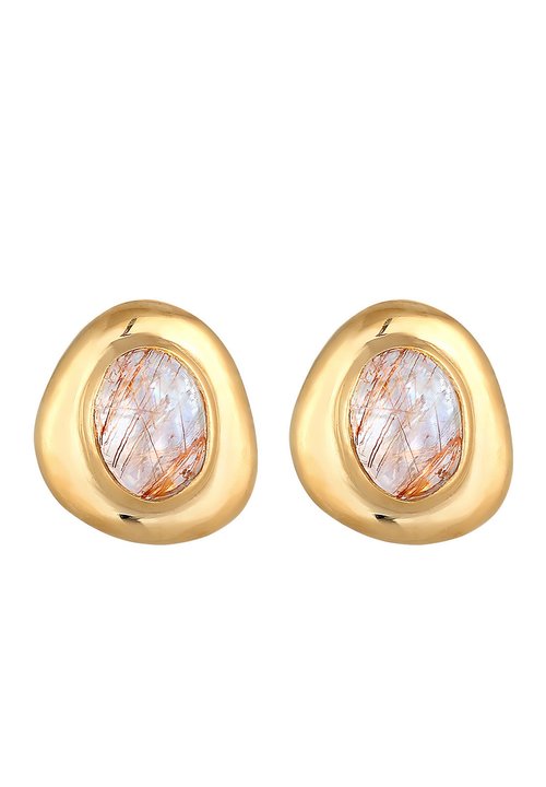 Elli PREMIUM Orecchini da donna classico oro giallo 585 585 zirconi