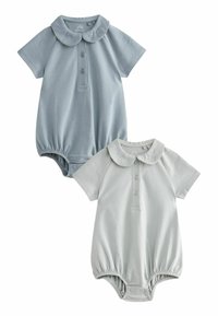 Next - COLLAR ROMPERS 2 PACK  - REGULAR FIT - Bodi - blue Miniaturna slika 1