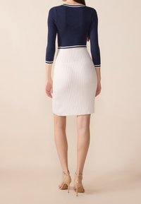 Anna Field Stickad klänning - dark blue