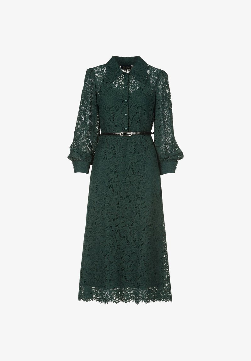 Luisa Spagnoli GARDENA - Shirt dress - verde/dark green - Zalando.ie Luisa Spagnoli GARDENA - Shirt dress - verde/dark green - Zalando.ie