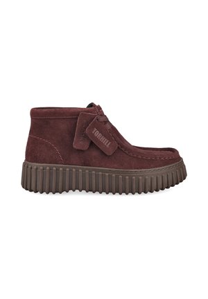 Clarks Originals CLARKS DAMEN - BOOTS TORHILL MOSS ROT 42 - Ankle boots - rot