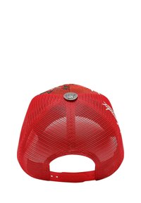 Ed Hardy UNISEX BRAVE HEARTS 6 PANEL METALLIC TRUCKER - Gorra - red