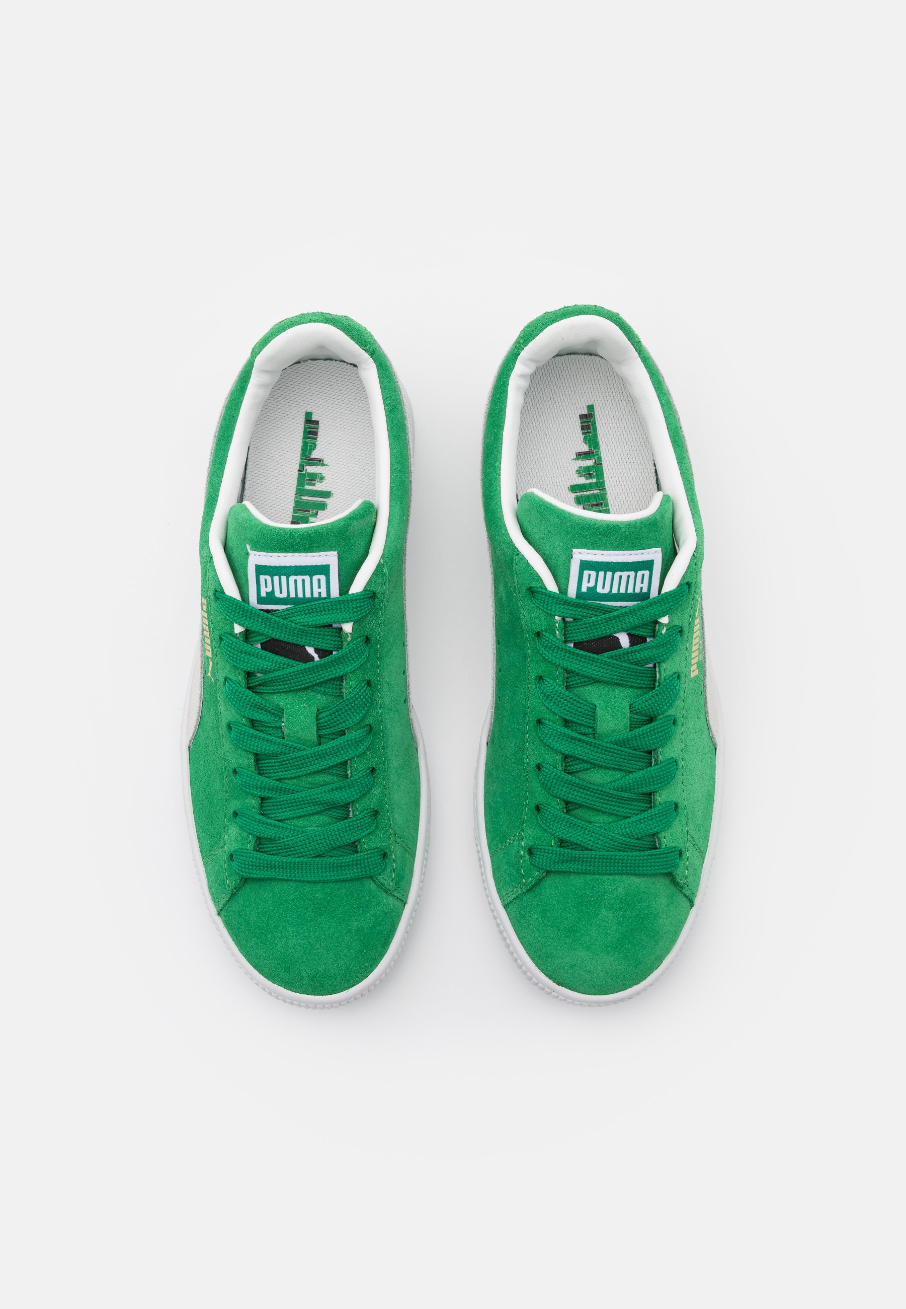 puma suede teams green