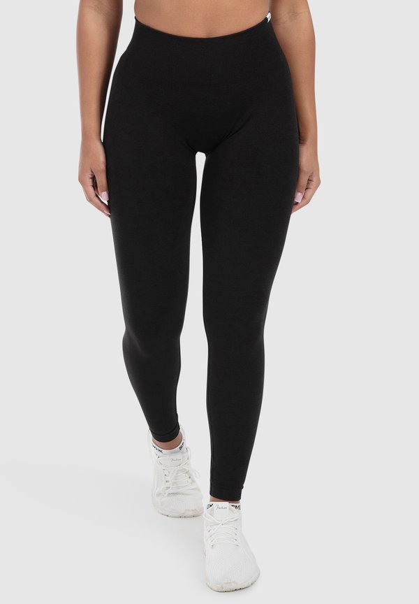 LEGGINGS HIGH WAIST SCRUNCH SEAMLESS ALIRA - Tights - schwarz