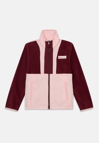 Columbia BACK BOWL FULL ZIP UNISEX - Veste polaire - rich wine/satin pink