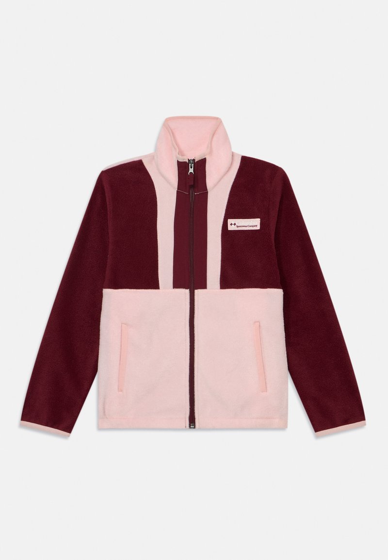 Columbia BACK BOWL FULL ZIP UNISEX - Veste polaire - rich wine/satin pink