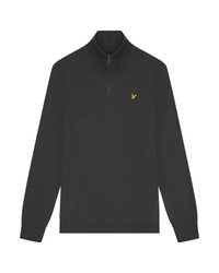LOOPBACK QUARTER ZIP - Sweatshirt - gunmetal