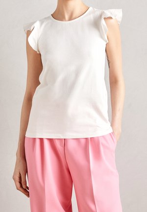 T-shirt con stampa - off-white